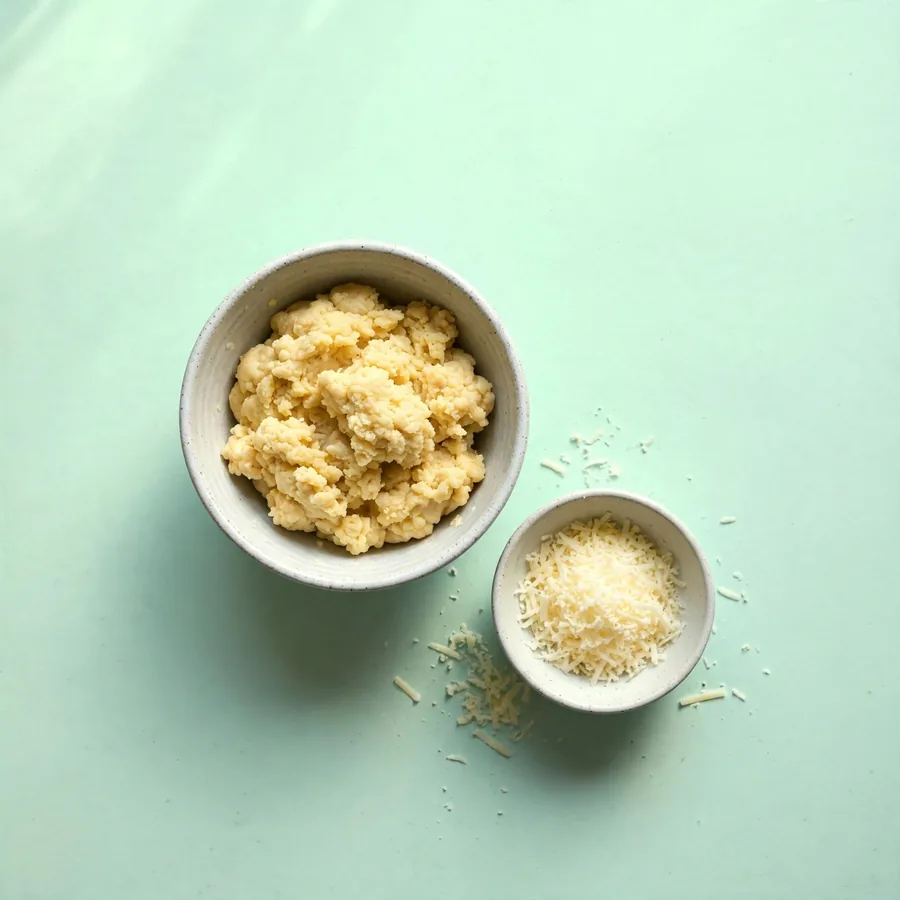 Achira dough and cheese
